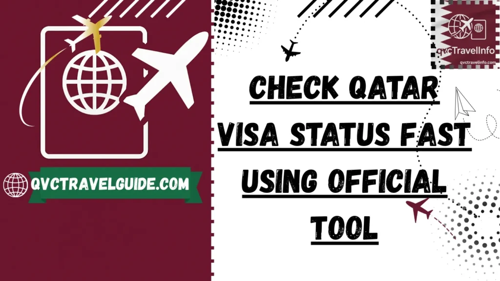 check qatar visa status fast using official tool