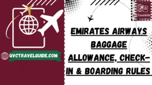 emirates airways baggage allowance, check in & boarding rules 2026