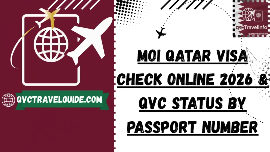 moi qatar visa check online 2026 & qvc status by passport number