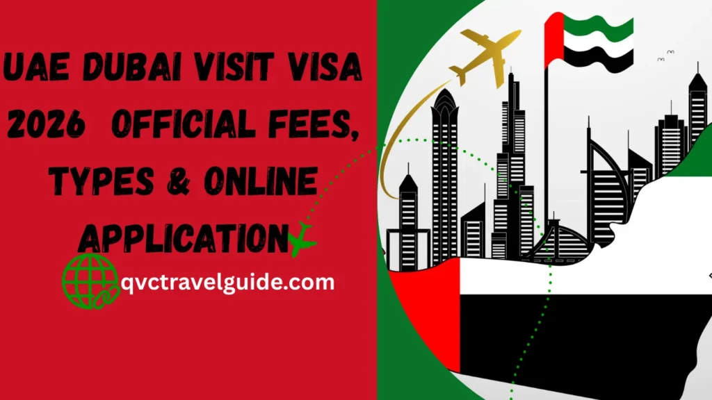 uae dubai visit visa 2026 official fees, types & online application
