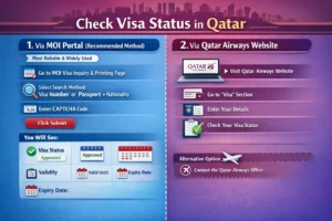 qatar visa check