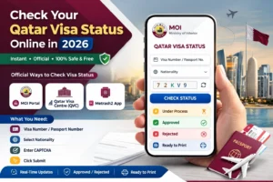 qatar visa check