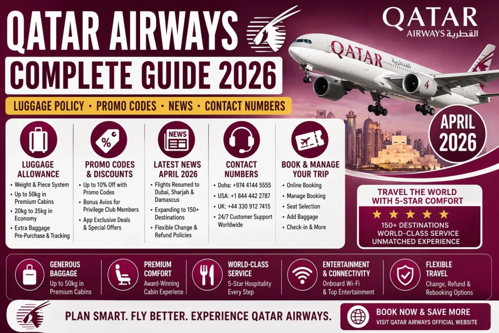 Qatar Airways Luggage 2026 Detailed Guide
